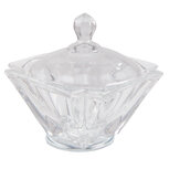Clayre & Eef | Bonbonniere Transparant ø 11x11 cm | 6GL4189 Clayre & Eef | Bonbonniere Transparant ø 11x11 cm | 6GL4189