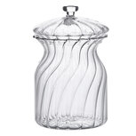Clayre & Eef | Voorraadpot Deksel Transparant ø 9x15 cm | 6GL4227 Clayre & Eef | Voorraadpot Deksel Transparant ø 9x15 cm | 6GL4227
