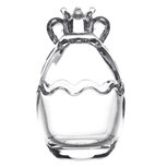 Clayre & Eef | Bonbonniere met deksel Transparant ø 7x11 cm | 6GL4235S Clayre & Eef | Bonbonniere met deksel Transparant ø 7x11 cm | 6GL4235S