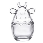 Clayre & Eef | Bonbonniere met deksel Transparant ø 8x14 cm | 6GL4236 Clayre & Eef | Bonbonniere met deksel Transparant ø 8x14 cm | 6GL4236