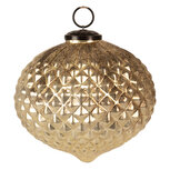 Clayre & Eef | Kerstbal Goudkleurig ø 15x15 cm | 6GL4365M Clayre & Eef | Kerstbal Goudkleurig ø 15x15 cm | 6GL4365M
