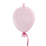 Clayre & Eef | Decoratie hanger ballon Roze ø 7x14 cm | 6GL4436 Clayre & Eef | Decoratie hanger ballon Roze ø 7x14 cm | 6GL4436