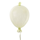 Clayre & Eef | Decoratie hanger ballon Groen ø 7x14 cm | 6GL4437 Clayre & Eef | Decoratie hanger ballon Groen ø 7x14 cm | 6GL4437