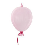 Clayre & Eef | Decoratie hanger ballon Roze ø 10x17 cm | 6GL4439 Clayre & Eef | Decoratie hanger ballon Roze ø 10x17 cm | 6GL4439
