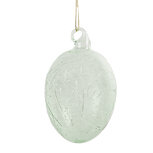 Clayre & Eef | Decoratie Hanger ei Groen ø 6x10 cm | 6GL4449 Clayre & Eef | Decoratie Hanger ei Groen ø 6x10 cm | 6GL4449