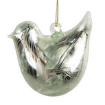 Clayre & Eef | Decoratie hanger vogel Groen 7x4x6 cm | 6GL4453 Clayre & Eef | Decoratie hanger vogel Groen 7x4x6 cm | 6GL4453