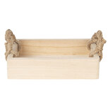 Clayre & Eef | Decoratief Dienblad Bruin 26x20x6 cm | 6H1761 Clayre & Eef | Decoratief Dienblad Bruin 26x20x6 cm | 6H1761