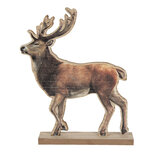 Clayre & Eef | Decoratie Rendier Bruin 22x5x26 cm | 6H1899 Clayre & Eef | Decoratie Rendier Bruin 22x5x26 cm | 6H1899