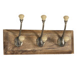 Clayre & Eef | Wandkapstok Bruin 30x7x10 cm | 6H1959 Clayre & Eef | Wandkapstok Bruin 30x7x10 cm | 6H1959