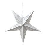 Clayre & Eef | Kerstdecoratie Ster Wit 45x15x45 cm | 6PA0511M Clayre & Eef | Kerstdecoratie Ster Wit 45x15x45 cm | 6PA0511M