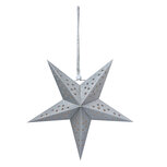 Clayre & Eef | Kerstdecoratie Ster 30x10x30 cm | 6PA0512SZI Clayre & Eef | Kerstdecoratie Ster 30x10x30 cm | 6PA0512SZI