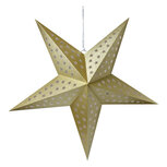Clayre & Eef | Kerstdecoratie Ster Goudkleurig 90x20x90 cm | 6PA0512XL Clayre & Eef | Kerstdecoratie Ster Goudkleurig 90x20x90 cm | 6PA0512XL
