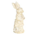 Clayre & Eef | Decoratie Beeld Konijn Wit 4x4x11 cm | 6PR3079W Clayre & Eef | Decoratie Beeld Konijn Wit 4x4x11 cm | 6PR3079W