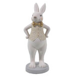 Clayre & Eef | Decoratie Beeld Konijn Wit 9x8x20 cm | 6PR3174 Clayre & Eef | Decoratie Beeld Konijn Wit 9x8x20 cm | 6PR3174
