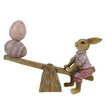 Clayre & Eef | Decoratie Konijn Bruin 16x3x12 cm | 6PR3283 Clayre & Eef | Decoratie Konijn Bruin 16x3x12 cm | 6PR3283