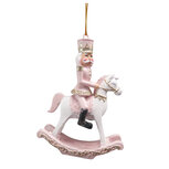 Clayre & Eef | Decoratie Hanger Hobbelpaard Roze 6x3x9 cm | 6PR3671 Clayre & Eef | Decoratie Hanger Hobbelpaard Roze 6x3x9 cm | 6PR3671