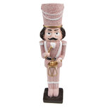 Clayre & Eef | Kerstdecoratie Beeld Notenkraker Roze 5x4x16 cm | 6PR3676 Clayre & Eef | Kerstdecoratie Beeld Notenkraker Roze 5x4x16 cm | 6PR3676