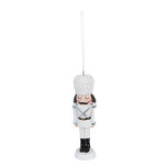 Clayre & Eef | Decoratie Hanger Notenkraker Wit 4x3x13 cm | 6PR3679 Clayre & Eef | Decoratie Hanger Notenkraker Wit 4x3x13 cm | 6PR3679