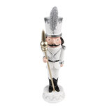 Clayre & Eef | Kerstdecoratie Beeld Wit 5x5x18 cm | 6PR3684 Clayre & Eef | Kerstdecoratie Beeld Wit 5x5x18 cm | 6PR3684