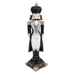 Clayre & Eef | Kerstdecoratie Notenkraker Zwart 8x8x24 cm | 6PR3714 Clayre & Eef | Kerstdecoratie Notenkraker Zwart 8x8x24 cm | 6PR3714