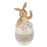 Clayre & Eef | Decoratie beeld Konijn Beige Bruin 6x6x13 cm | 6PR3832 Clayre & Eef | Decoratie beeld Konijn Beige Bruin 6x6x13 cm | 6PR3832