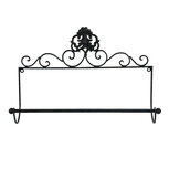 Clayre & Eef | Keukenrolhouder Zwart 44x10x29 cm | 6Y4676 Clayre & Eef | Keukenrolhouder Zwart 44x10x29 cm | 6Y4676