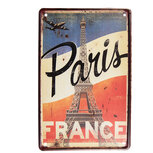 Clayre & Eef | Wanddecoratie rood, Blauw 20x1x30 cm | 6Y5334 Clayre & Eef | Wanddecoratie rood, Blauw 20x1x30 cm | 6Y5334