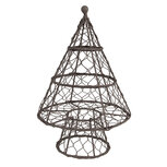 Clayre & Eef | Kerstdecoratie Kerstboom Bruin ø 21x33 cm | 6Y5484 Clayre & Eef | Kerstdecoratie Kerstboom Bruin ø 21x33 cm | 6Y5484