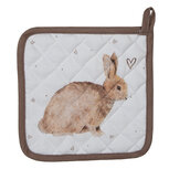 Clayre & Eef | Pannenlap kind Beige Bruin 16x16 cm | BSLC45K Clayre & Eef | Pannenlap kind Beige Bruin 16x16 cm | BSLC45K