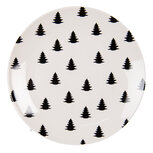 Clayre & Eef | Ontbijtbord Beige Zwart ø 20x2 cm | BWXDP Clayre & Eef | Ontbijtbord Beige Zwart ø 20x2 cm | BWXDP