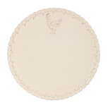 Clayre & Eef   | Servies Dinerbord Beige ø 26x2 cm | CHRFP