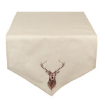 Clayre & Eef | Tafelloper Beige, Bruin 50x160 cm | COL65 Clayre & Eef | Tafelloper Beige, Bruin 50x160 cm | COL65