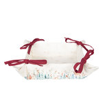 Clayre & Eef | Broodmand Wit, Meerkleurig 35x35x8 cm | DCH47 Clayre & Eef | Broodmand Wit, Meerkleurig 35x35x8 cm | DCH47