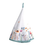 Clayre & Eef | Theedoek Wit, Groen, Rood ø 80 cm | FOB48 Clayre & Eef | Theedoek Wit, Groen, Rood ø 80 cm | FOB48