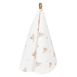 Clayre & Eef   | Theedoek Beige Bruin ø 80 cm | KCS48