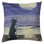 Clayre & Eef | Kussenhoes Blauw, Grijs, Beige 43x43 cm | KT021.241 Clayre & Eef | Kussenhoes Blauw, Grijs, Beige 43x43 cm | KT021.241