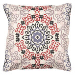 Clayre & Eef | Kussenhoes Rood, Beige 50x50 cm | KT032.055 Clayre & Eef | Kussenhoes Rood, Beige 50x50 cm | KT032.055