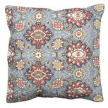 Clayre & Eef | Kussenhoes Blauw, Rood 50x50 cm | KT032.062 Clayre & Eef | Kussenhoes Blauw, Rood 50x50 cm | KT032.062