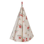 Clayre & Eef | Theedoek Beige, Groen, Rood ø 80 cm | LRC48 Clayre & Eef | Theedoek Beige, Groen, Rood ø 80 cm | LRC48