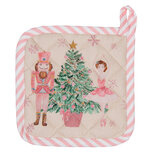 Clayre & Eef | Pannenlap Kind Beige Roze 16x16 cm | PNC45K Clayre & Eef | Pannenlap Kind Beige Roze 16x16 cm | PNC45K