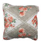 Clayre & Eef | Kussenhoes Grijs Roze 50x50 cm | Q196.030 Clayre & Eef | Kussenhoes Grijs Roze 50x50 cm | Q196.030