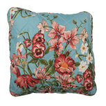 Clayre & Eef | Kussenhoes Blauw Roze 40x40 cm | Q197.020 Clayre & Eef | Kussenhoes Blauw Roze 40x40 cm | Q197.020