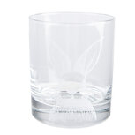 Clayre & Eef   | Waterglas Transparant Wit ø 7x9 cm / 300 ml | RAEGL0005