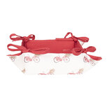Clayre & Eef | Broodmand Rood, Wit, Groen 35x35x8 cm | RBC47 Clayre & Eef | Broodmand Rood, Wit, Groen 35x35x8 cm | RBC47