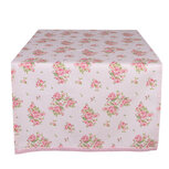 Clayre & Eef | Tafelloper Roze 50x140 cm | SWR64 Clayre & Eef | Tafelloper Roze 50x140 cm | SWR64