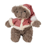 Clayre & Eef | Kerstbeer Bruin Roze 19x19x30 cm | TW0589 Clayre & Eef | Kerstbeer Bruin Roze 19x19x30 cm | TW0589
