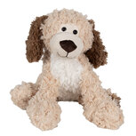 Clayre & Eef | Decoratie Knuffel Hond Beige Bruin 20x23x26 cm | TW0590M Clayre & Eef | Decoratie Knuffel Hond Beige Bruin 20x23x26 cm | TW0590M