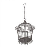 Clayre & Eef | Vogelkooi Decoratie Bruin ø 36x47/75 cm | 5Y1201 Clayre & Eef | Vogelkooi Decoratie Bruin ø 36x47/75 cm | 5Y1201
