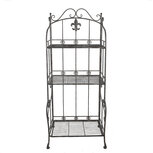 Clayre & Eef   | Wandrek Grijs 60x42x150 cm | 5Y1211