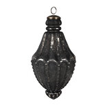 Clayre & Eef | Kerstbal Zilverkleurig Grijs ø 11x22 cm | 6GL4520 Clayre & Eef | Kerstbal Zilverkleurig Grijs ø 11x22 cm | 6GL4520